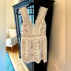 Bachelorette/Bridal Shower Dress Monique Lhuillier for Anthropologie Size 10